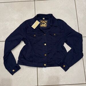 NEW Michael Kors Blue Denim Jacket